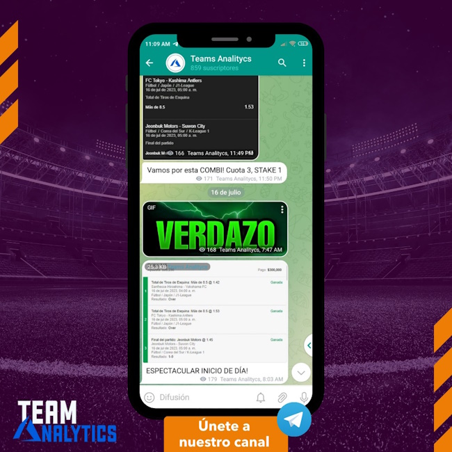 Comunidad Teams Analytics en Telegram
